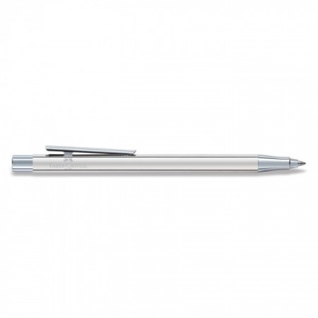 Neo Slim Shiny Ball Pen, Stainless Steel 